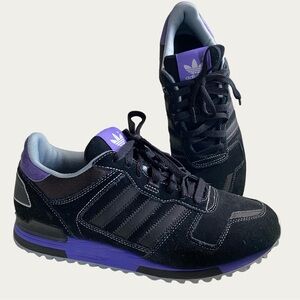 Adidas ZX 700 Black & Purple Sneakers - Men’s 10.5